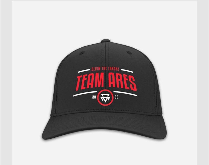 Team Ares dad hat, black