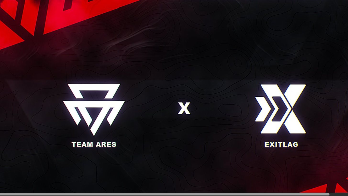 Team Ares × ExitLag partnership graphic