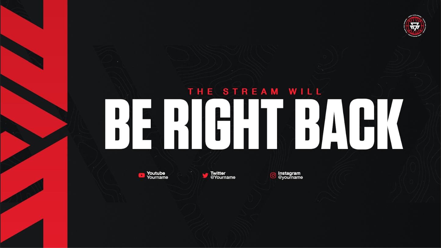 Be right back stream overlay